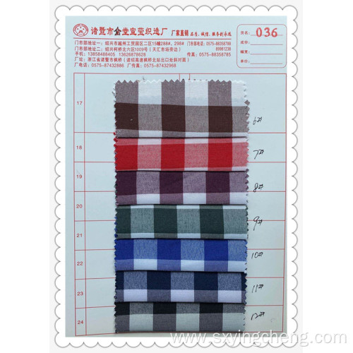Yarn-dyefd Oxford Checker Fabric